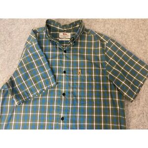 Fjallraven Mens Short Sleeve Button Down Shirt Regular Fit‎ Size Small**NWOT